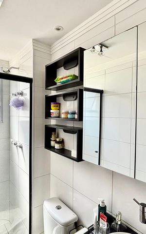 Apartamento à venda com 44m², 2 quartos e 1 vaga Apartamento à venda com 44m², 2 quartos e 1 vagaBanheiro