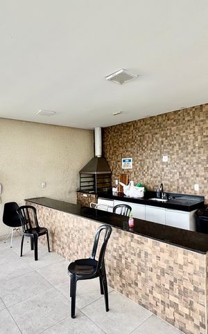 Apartamento à venda com 44m², 2 quartos e 1 vaga Apartamento à venda com 44m², 2 quartos e 1 vagaÁrea comum - Churrasqueira