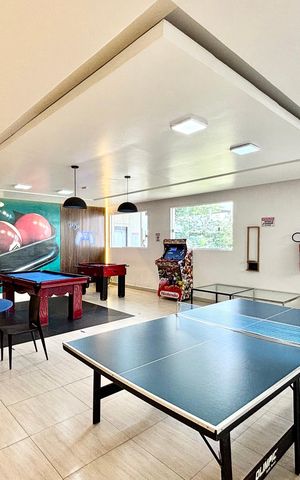 Apartamento à venda com 44m², 2 quartos e 1 vaga Apartamento à venda com 44m², 2 quartos e 1 vagaSalão de jogos
