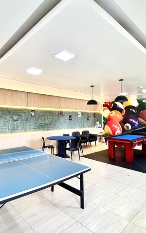 Apartamento à venda com 44m², 2 quartos e 1 vaga Apartamento à venda com 44m², 2 quartos e 1 vagaSalão de jogos