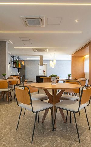 Studio para alugar com 24m², 1 quarto e sem vaga Studio para alugar com 24m², 1 quarto e sem vagaSalão de Festas