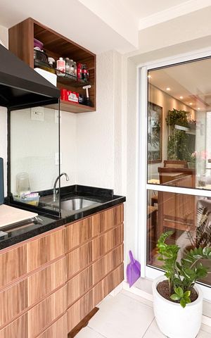 Apartamento à venda com 65m², 2 quartos e 1 vaga Apartamento à venda com 65m², 2 quartos e 1 vagaSacada