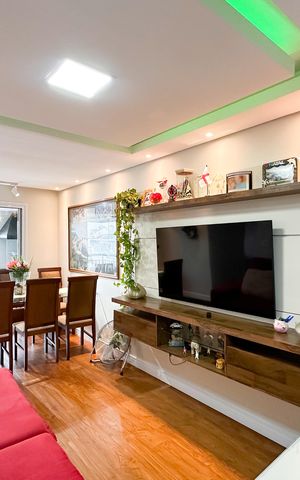 Apartamento à venda com 65m², 2 quartos e 1 vaga Apartamento à venda com 65m², 2 quartos e 1 vagaSala