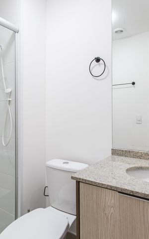 Apartamento para alugar com 31m², 1 quarto e sem vaga Apartamento para alugar com 31m², 1 quarto e sem vagaBanheiro