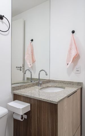 Apartamento para alugar com 31m², 1 quarto e sem vaga Apartamento para alugar com 31m², 1 quarto e sem vagaBanheiro