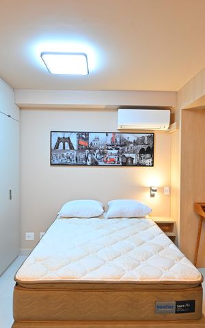 Studio para alugar com 38m², 1 quarto e 1 vagaSala/Quarto