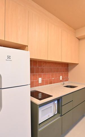 Studio para alugar com 38m², 1 quarto e 1 vagaCozinha