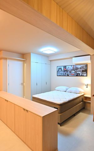 Studio para alugar com 38m², 1 quarto e 1 vagaSala/Quarto