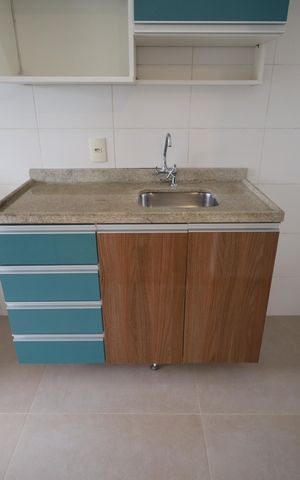 Apartamento para alugar com 40m², 1 quarto e 1 vagaCozinha e Área de Serviço