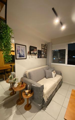 Apartamento à venda com 27m², 1 quarto e sem vaga Apartamento à venda com 27m², 1 quarto e sem vagaSala