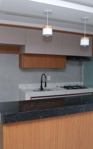 Apartamento à venda com 82m², 3 quartos e 2 vagasCozinha Americana