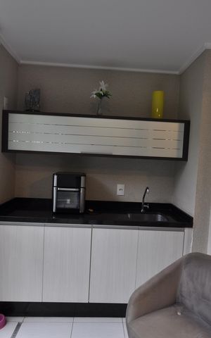 Apartamento para alugar com 70m², 2 quartos e 1 vagaSacada Gourmet