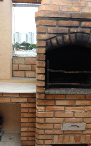 Casa para alugar com 70m², 1 quarto e sem vagavaranda com área de serviço e churrasqueira