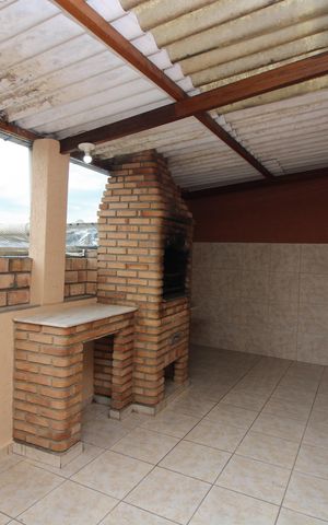 Casa para alugar com 70m², 1 quarto e sem vagavaranda com área de serviço e churrasqueira