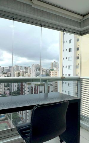 Apartamento para alugar com 40m², 1 quarto e 1 vaga Apartamento para alugar com 40m², 1 quarto e 1 vagaVaranda