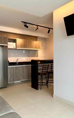 Apartamento para alugar com 40m², 1 quarto e 1 vaga Apartamento para alugar com 40m², 1 quarto e 1 vagaSala