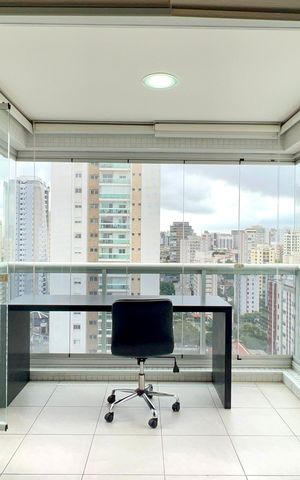 Apartamento para alugar com 40m², 1 quarto e 1 vaga Apartamento para alugar com 40m², 1 quarto e 1 vagaVaranda