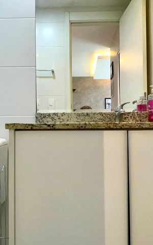 Apartamento para alugar com 40m², 1 quarto e 1 vaga Apartamento para alugar com 40m², 1 quarto e 1 vagaBanheiro
