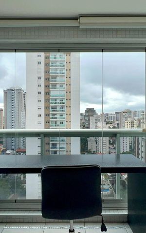 Apartamento para alugar com 40m², 1 quarto e 1 vaga Apartamento para alugar com 40m², 1 quarto e 1 vagaVaranda