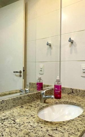Apartamento para alugar com 40m², 1 quarto e 1 vaga Apartamento para alugar com 40m², 1 quarto e 1 vagaBanheiro