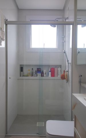 Apartamento à venda com 117m², 3 quartos e 2 vagasBanheiro da Suíte 2