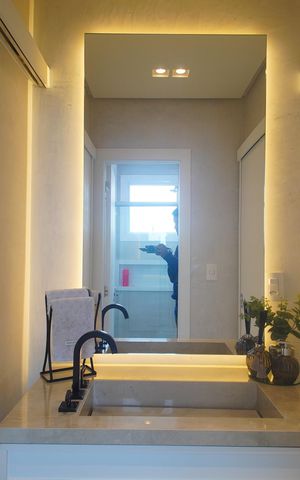 Apartamento à venda com 117m², 3 quartos e 2 vagasBanheiro da Suíte 1