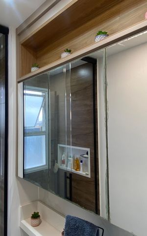 Apartamento à venda com 47m², 2 quartos e 1 vaga Apartamento à venda com 47m², 2 quartos e 1 vagaBanheiro