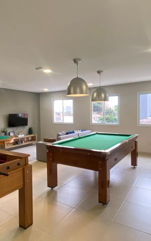 Apartamento à venda com 47m², 2 quartos e 1 vaga Apartamento à venda com 47m², 2 quartos e 1 vagaSala de Jogos
