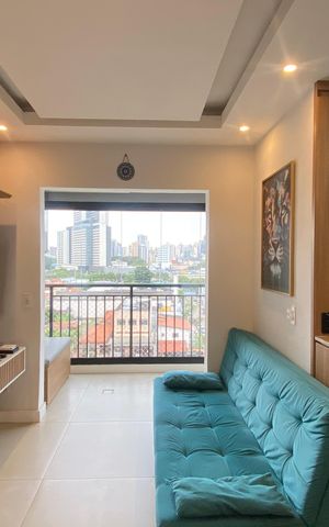 Apartamento à venda com 47m², 2 quartos e 1 vaga Apartamento à venda com 47m², 2 quartos e 1 vagaSala - Cozinha
