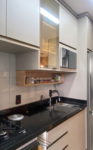 Apartamento à venda com 47m², 2 quartos e 1 vaga Apartamento à venda com 47m², 2 quartos e 1 vagaCozinha - Área de Serviço