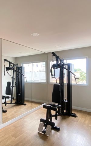 Apartamento à venda com 47m², 2 quartos e 1 vaga Apartamento à venda com 47m², 2 quartos e 1 vagaÁrea comum - Academia