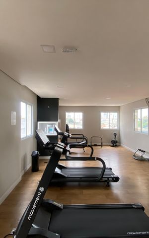 Apartamento à venda com 47m², 2 quartos e 1 vaga Apartamento à venda com 47m², 2 quartos e 1 vagaÁrea comum - Academia