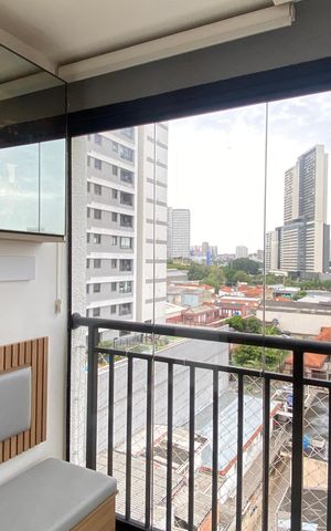 Apartamento à venda com 47m², 2 quartos e 1 vaga Apartamento à venda com 47m², 2 quartos e 1 vagaSala - Varanda