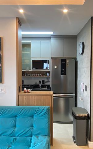 Apartamento à venda com 47m², 2 quartos e 1 vaga Apartamento à venda com 47m², 2 quartos e 1 vagaSala - Cozinha