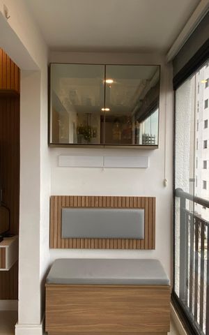 Apartamento à venda com 47m², 2 quartos e 1 vaga Apartamento à venda com 47m², 2 quartos e 1 vagaSala - Varanda