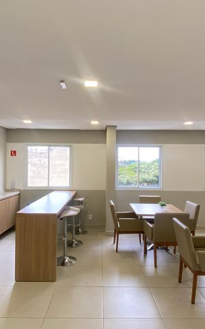 Apartamento à venda com 47m², 2 quartos e 1 vaga Apartamento à venda com 47m², 2 quartos e 1 vagaÁrea comum - Salão de festas