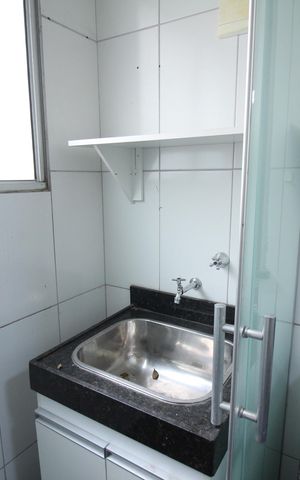 Apartamento para alugar com 60m², 2 quartos e 1 vagaCozinha e Área de Serviço