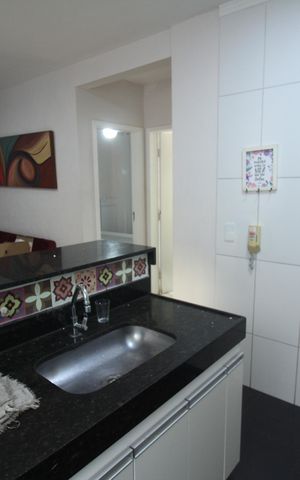 Apartamento para alugar com 60m², 2 quartos e 1 vagaCozinha e Área de Serviço