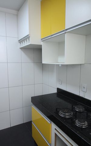 Apartamento para alugar com 60m², 2 quartos e 1 vagaCozinha e Área de Serviço