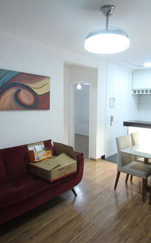 Apartamento para alugar com 60m², 2 quartos e 1 vagaSala
