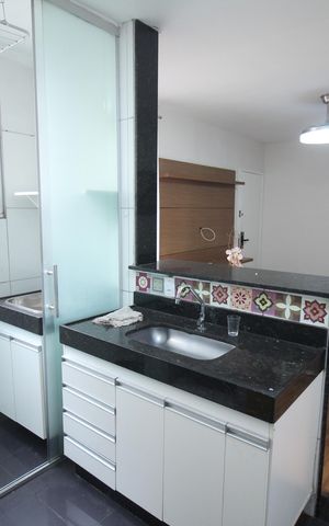 Apartamento para alugar com 60m², 2 quartos e 1 vagaCozinha e Área de Serviço