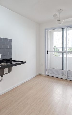 Apartamento para alugar com 25m², 1 quarto e sem vaga Apartamento para alugar com 25m², 1 quarto e sem vagaSala/Cozinha