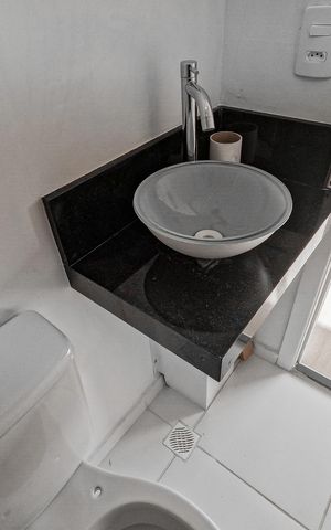Apartamento para alugar com 16m², 1 quarto e sem vaga Apartamento para alugar com 16m², 1 quarto e sem vagaBanheiro