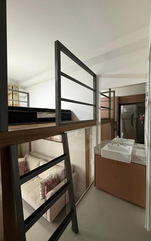 Studio à venda com 24m², 1 quarto e sem vaga