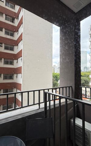 Studio à venda com 24m², 1 quarto e sem vaga