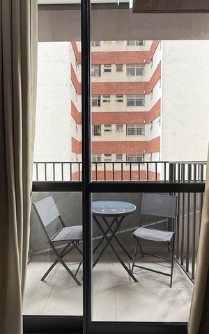 Studio à venda com 24m², 1 quarto e sem vaga