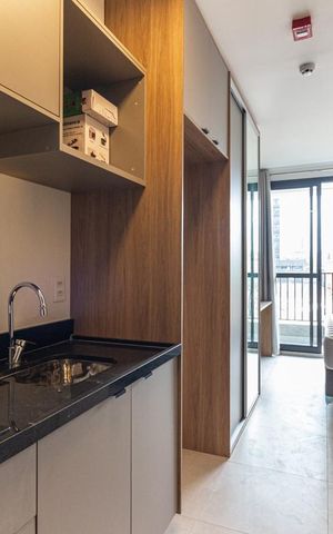 Studio à venda com 25m², 1 quarto e sem vaga Studio à venda com 25m², 1 quarto e sem vagaStudio