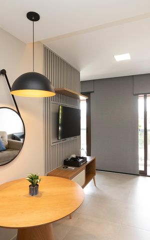Apartamento para alugar com 36m², 1 quarto e 1 vagaSALA E COZINHA INTEGRADOS