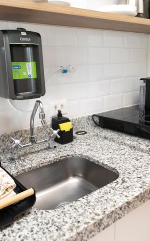 Apartamento para alugar com 36m², 1 quarto e 1 vagaSALA E COZINHA INTEGRADOS