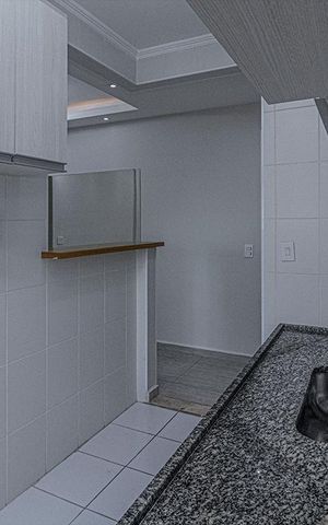 Apartamento para alugar com 53m², 2 quartos e 1 vaga Apartamento para alugar com 53m², 2 quartos e 1 vagacozinha_4